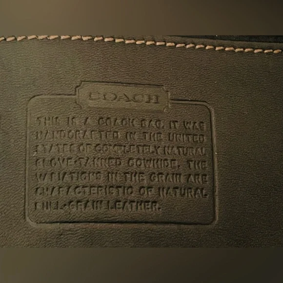 Pristine VTG Coach Bleecker Black Satchel Medium Bag Tote Purse Leather 9303 USA - Picture 10 of 13